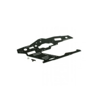 GfK/Carbonchassis rechts m. Kugellager und Halter VNX E8 Leggero