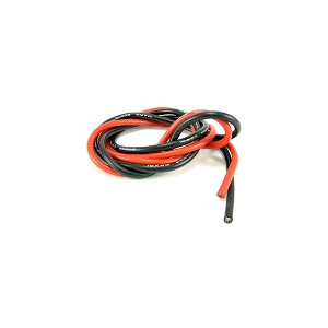 Silicon Litze Hochflexibel 1 m Rot 6 mm2