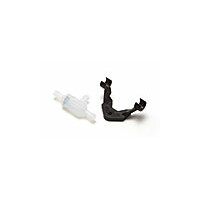 FUEL FILTER RETAINER (BLACK) & T TYPE FILTER (CLEAR)