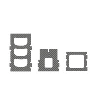 Obere CFK Chassis Rahmen, 1mm, LOGO 700 XXtreme