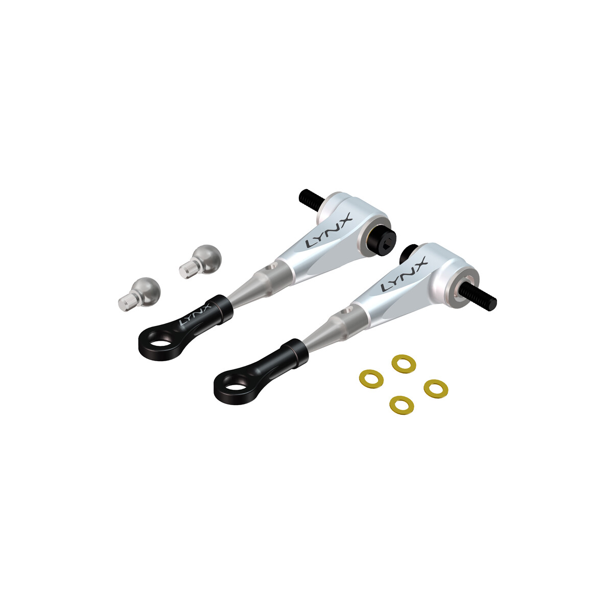 LX0605 - T-REX 450 L / PRO - Ultra DFC Arm - Set - Silver