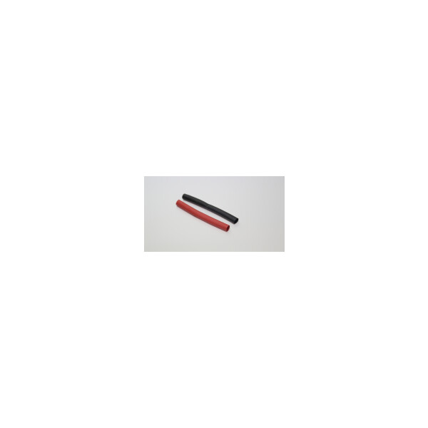 Schrumpfschlauch PE 10mm schwarz/rot je 1m