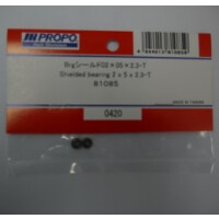 Shielded bearing 2 x 5 x 2.3-T