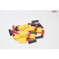 XT60 Stecker und Buchse mit Schrumpfschlauch 5 Paar