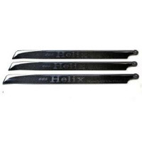 Helix 695mm 3 Blade Set Carbon Fiber Blades by Nick Maxwell