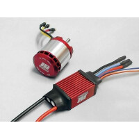 JR NEX E6 FBL Combo  (CfK-Blätter TAGS01, Servos, Motor & Regler)