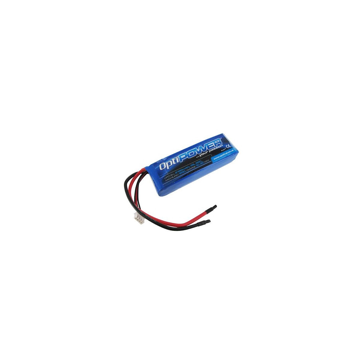 OptiPower Lipo Cell Battery 2550mAh 3S 35C