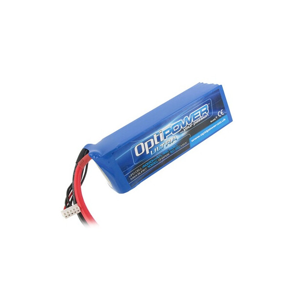 OptiPower Ultra 50C Lipo Cell Battery 4000mAh 4S 50C