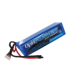 Opti Power Lipo Cell Battery 5000mAh 6S 30C 80C