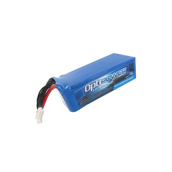 OptiPower Ultra 50C Lipo Cell Battery 4300mAh 6S 50C