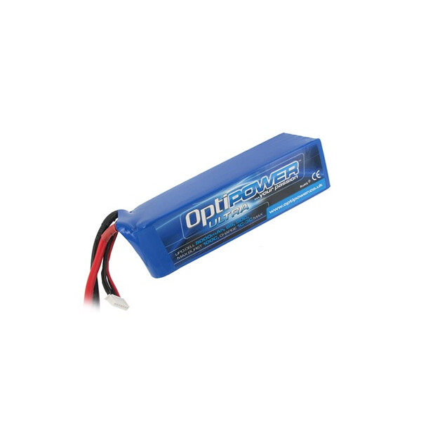 OptiPower Ultra 50C Lipo Cell Battery 5000mAh 6S 50C