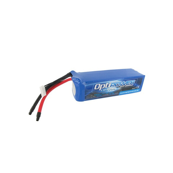 OptiPower Ultra 50C Lipo Cell Battery 5300mAh 6S 50C