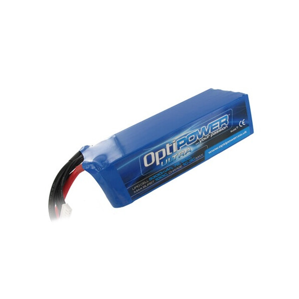 OptiPower Ultra 50C Lipo Cell Battery 5300mAh 7S 50C