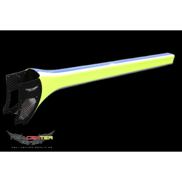 Heckrohrverkleidung Carbon Logo 550 SE neon gelb