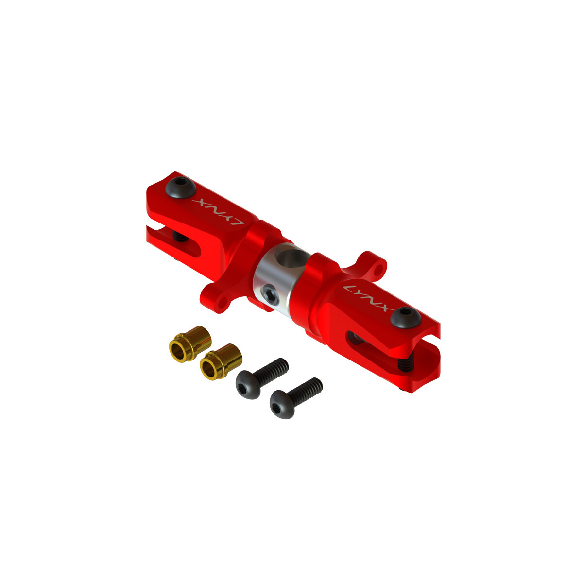 LX1455 - Forza 450 - Ultra Tail Rotor Hub - Thrusted - Red