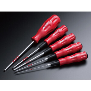 Ball ended hex driver set