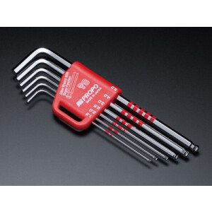 Ball ended hex key set