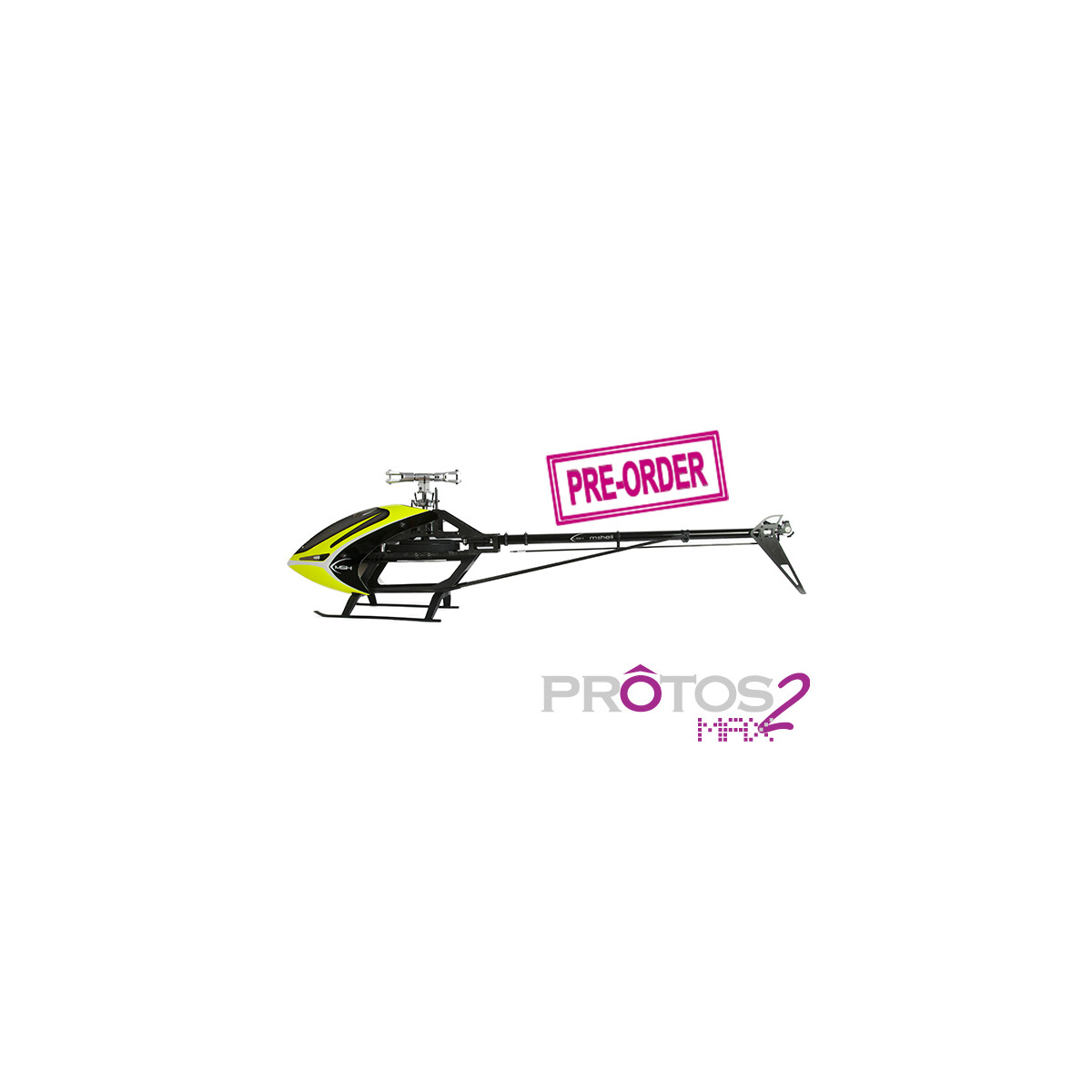 Protos Max V2 + Brain V2- Neon yellow