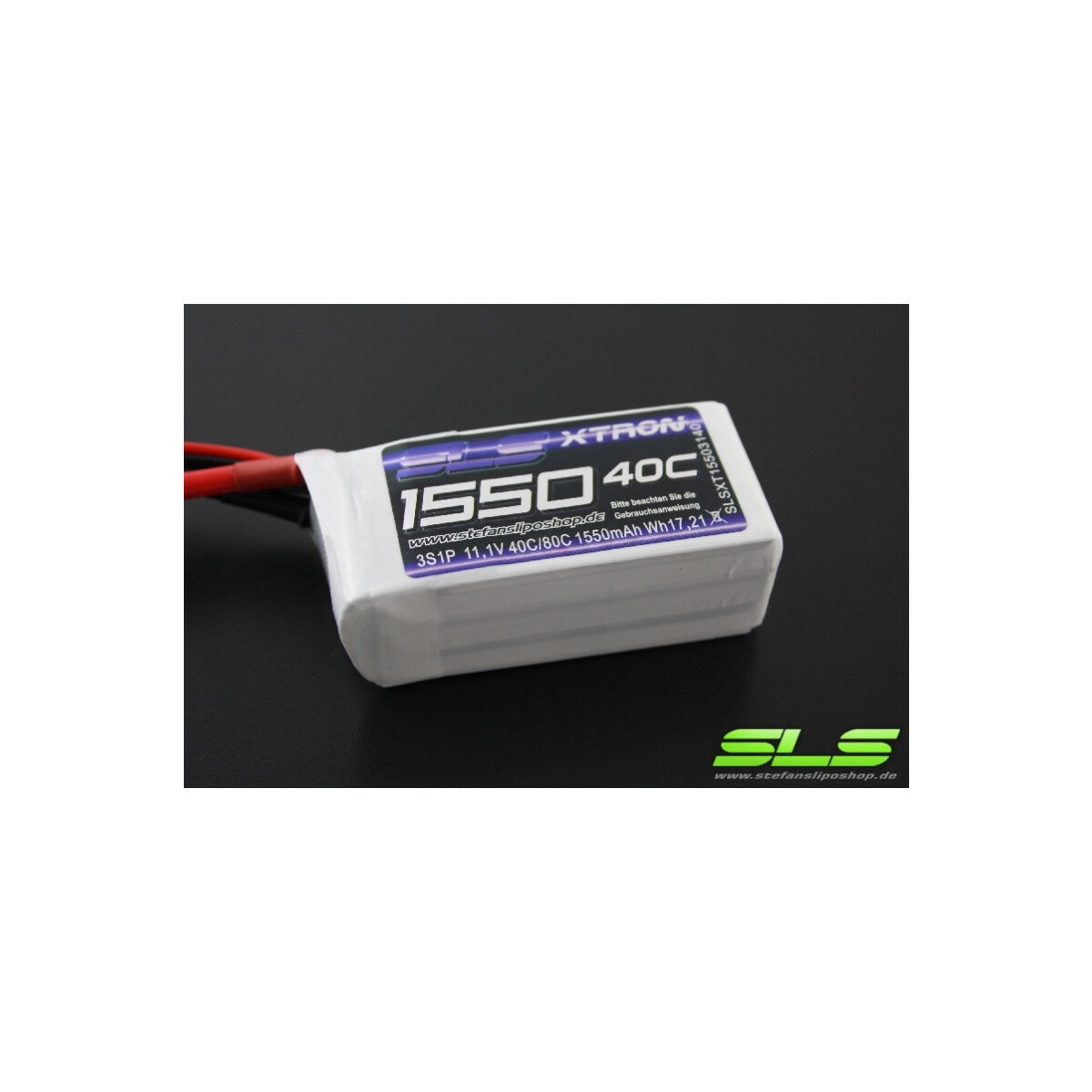 SLS XTRON 1550mAh 3S1P 11,1V 40C/80C