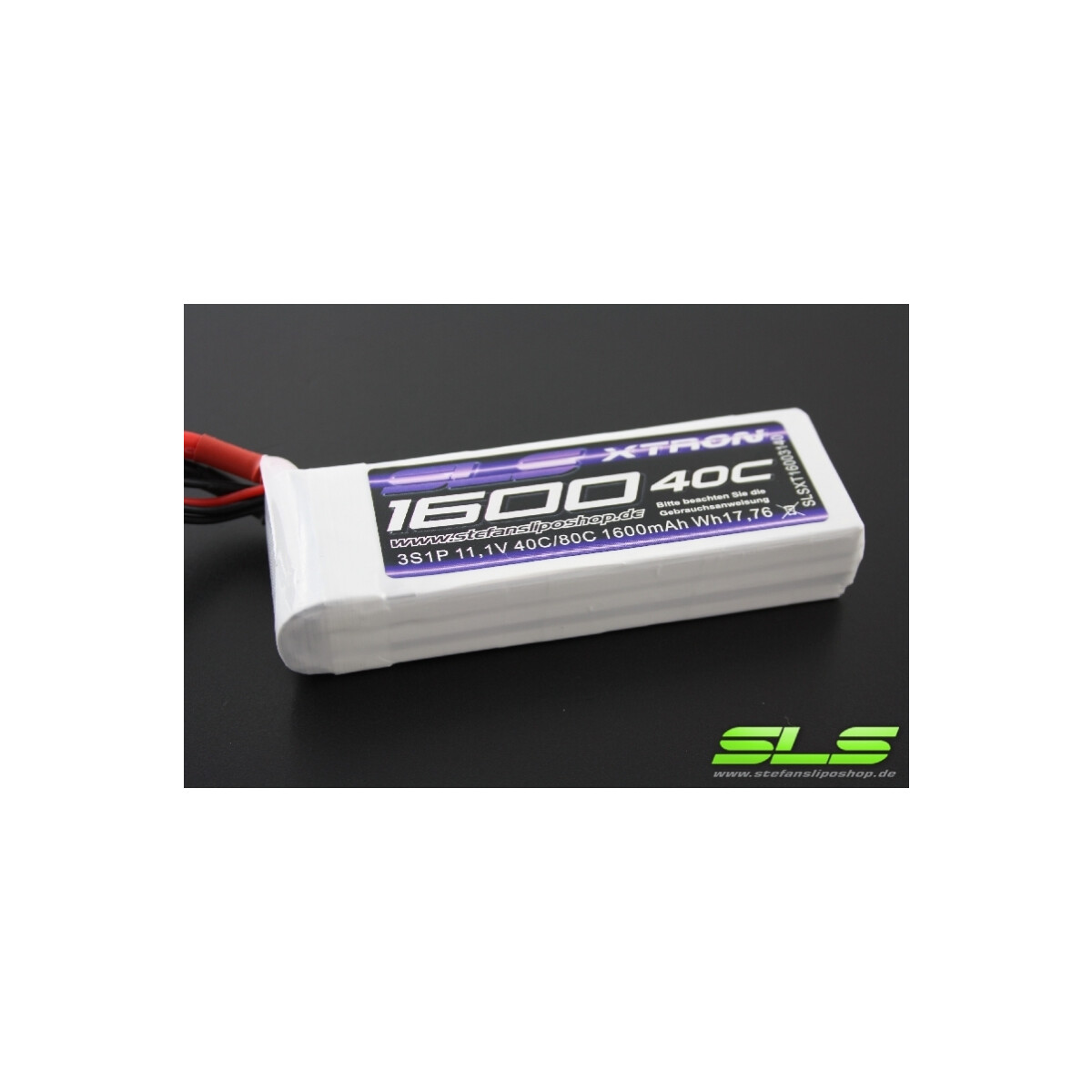 SLS XTRON 1600mAh 3S1P 11,1V 40C/80C