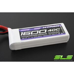 SLS XTRON 1600mAh 3S1P 11,1V 40C/80C