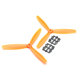 3-Blade Propeller-Set 5x3" orange (2x CW / 2x CCW)
