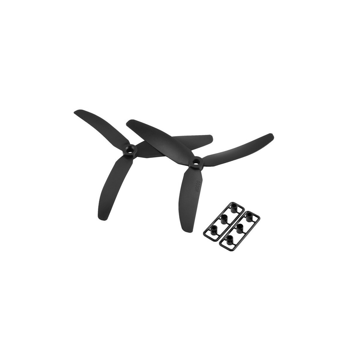 3-Blade Propeller-Set 5x3" schwarz (2x CW / 2x CCW)