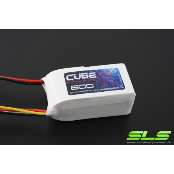 SLS X-CUBE 800mAh 3S1P 11,1V 30C/60C