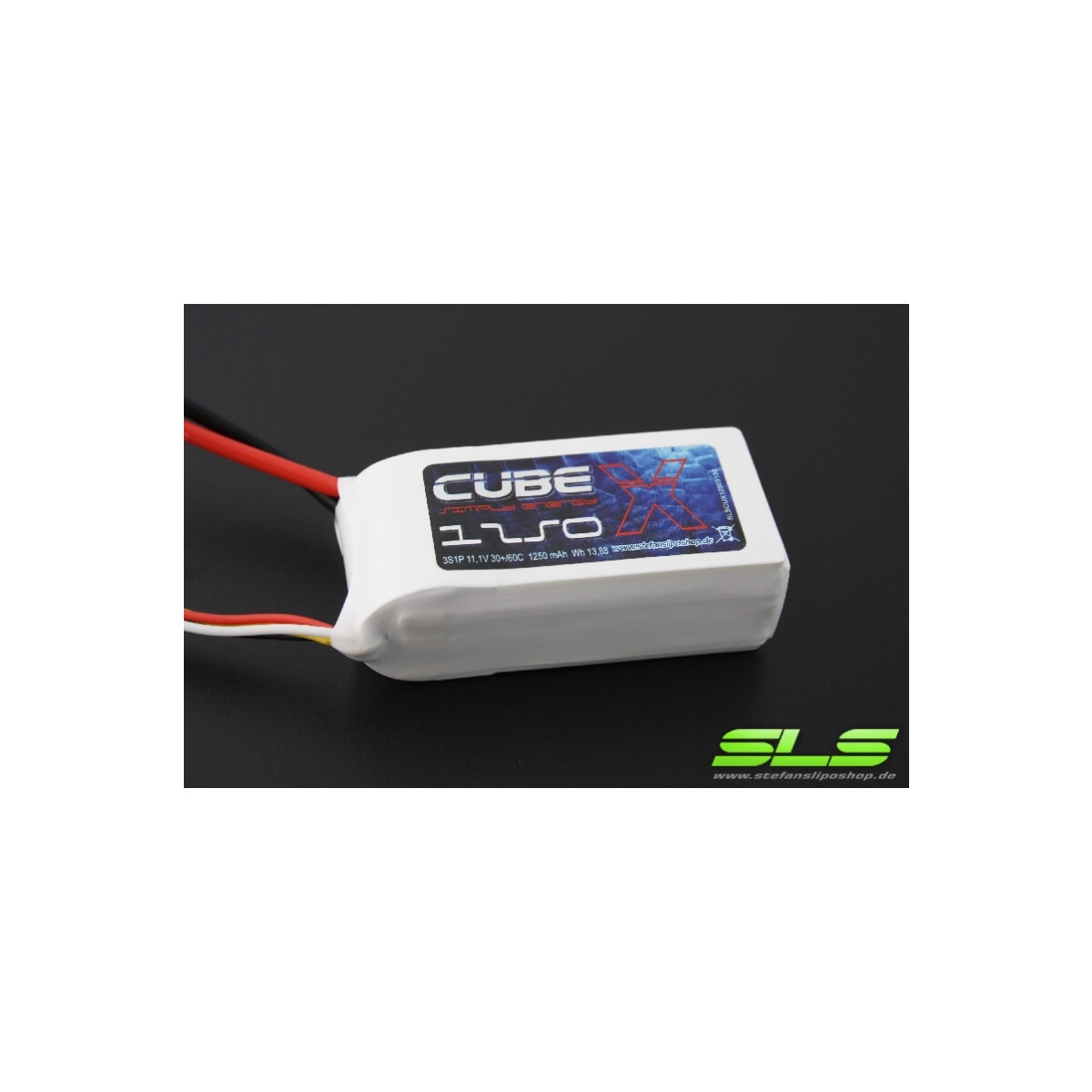 SLS X-CUBE 1250mAh 2S1P 7,4V 30C/60C