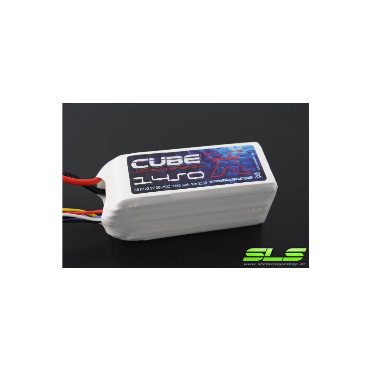 SLS X-CUBE 1450mAh 6S1P 22,2V 30C/60C