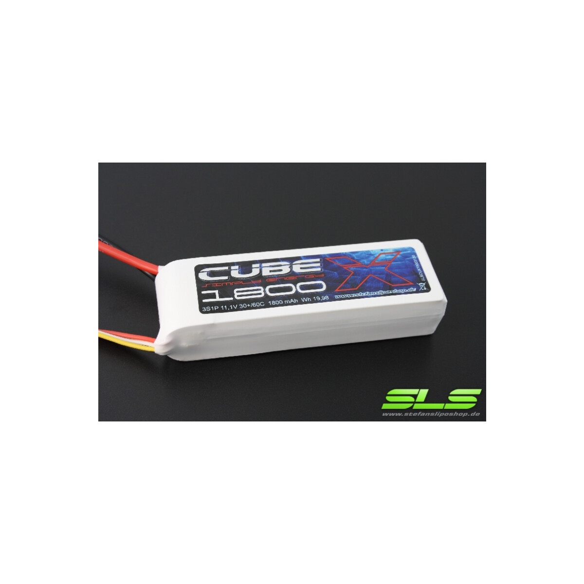 SLS X-CUBE 1800mAh 3S1P 11,1V 30C/60C