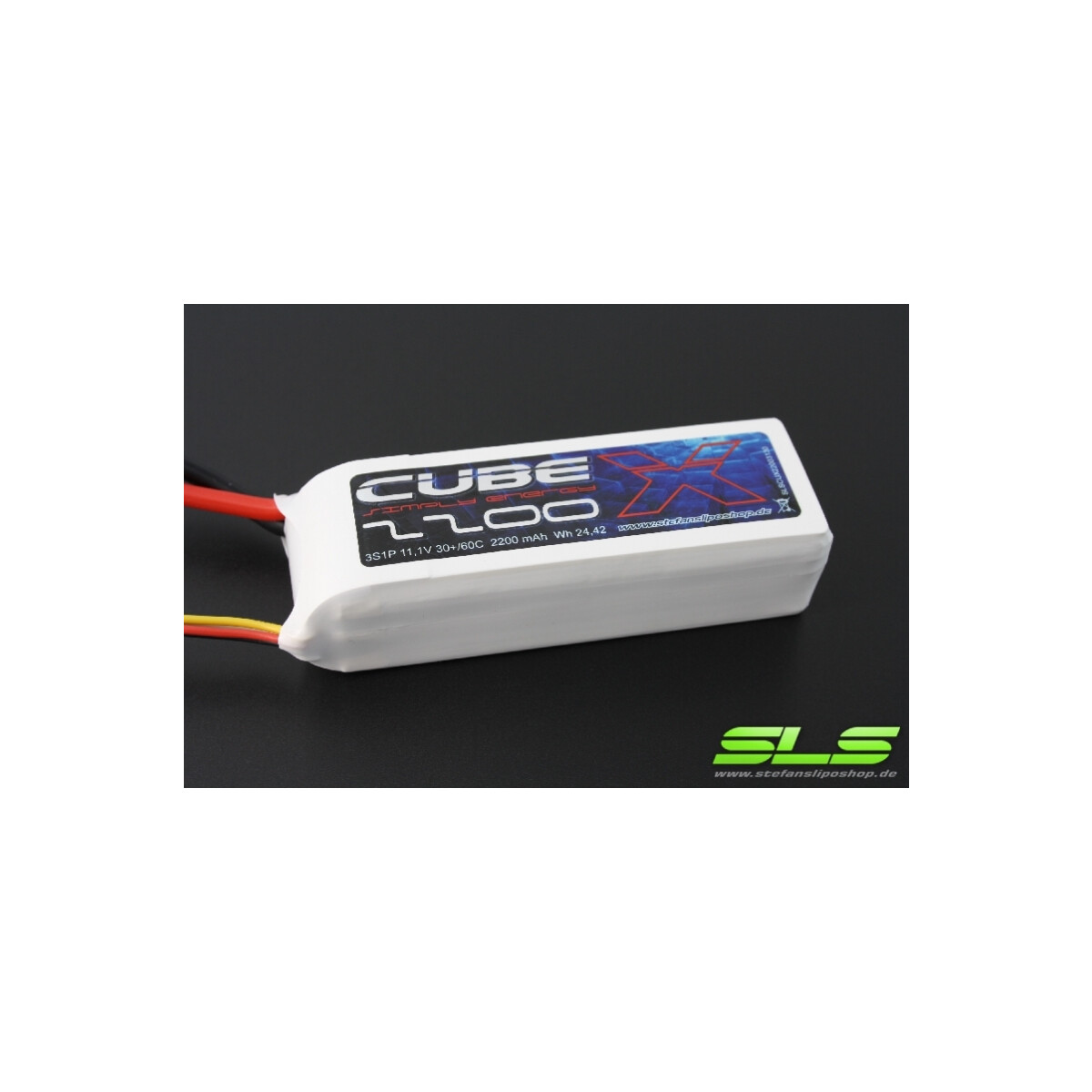 SLS X-CUBE 2200mAh 2S1P 7,4V 30C/60C