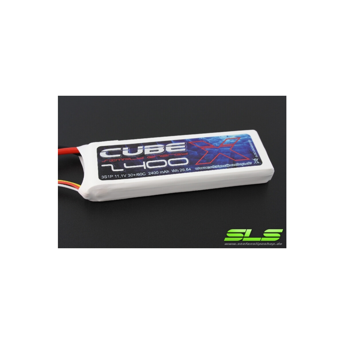 SLS X-CUBE 2400mAh 3S1P 11,1V 30C/60C