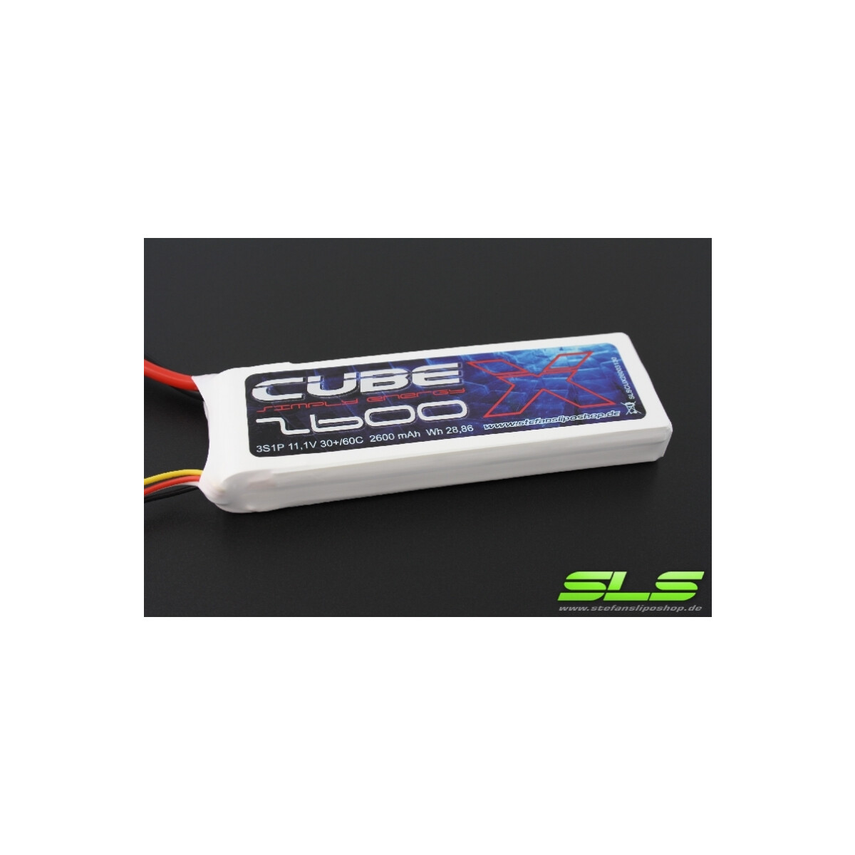 SLS X-CUBE 2600mAh 3S1P 11,1V 30C/60C