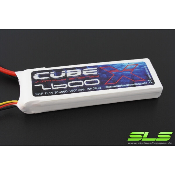 SLS X-CUBE 2600mAh 3S1P 11,1V 30C/60C