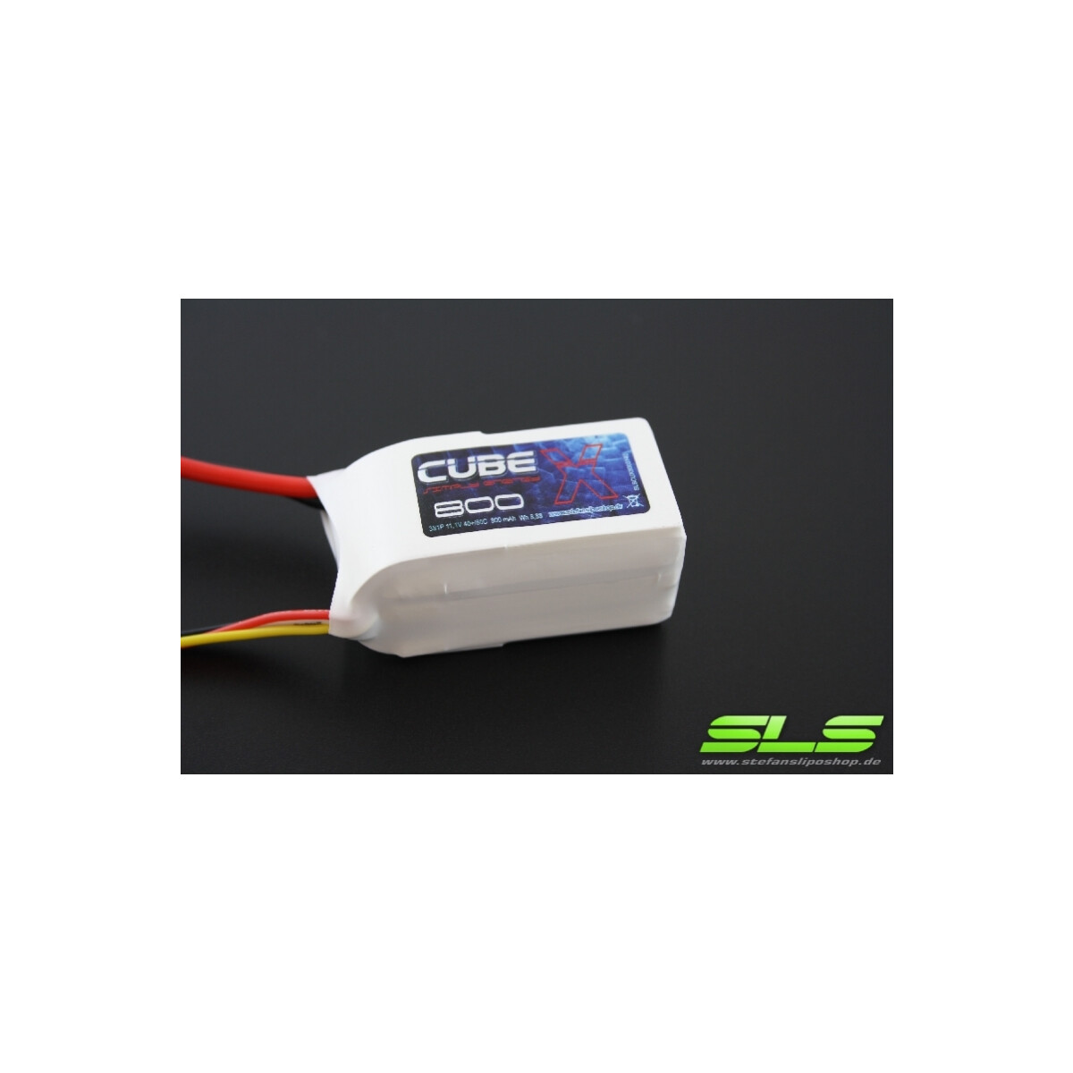 SLS X-CUBE 800mAh 3S1P 11,1V 40C/80C