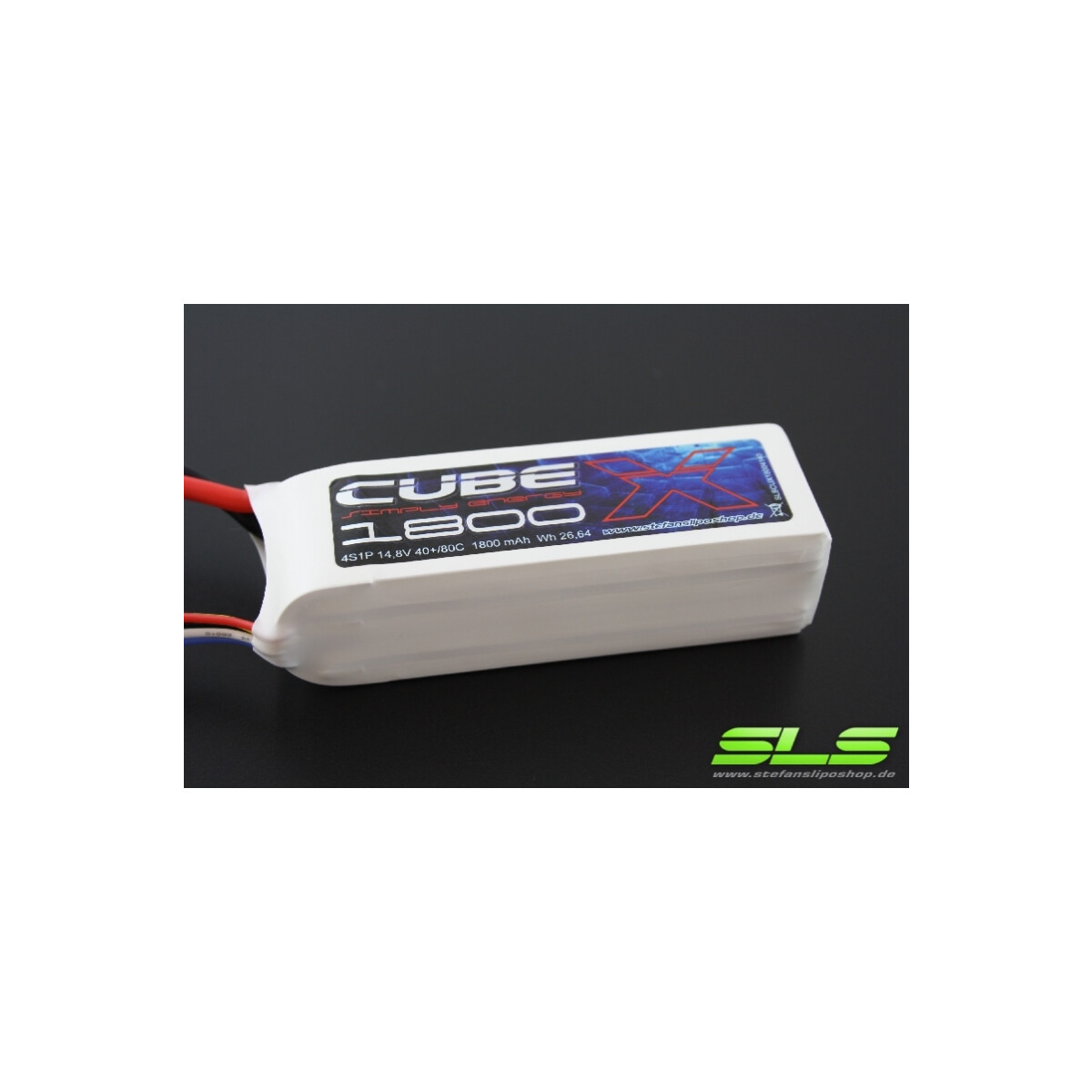 SLS X-CUBE 1800mAh 4S1P 14,8V 40C/80C