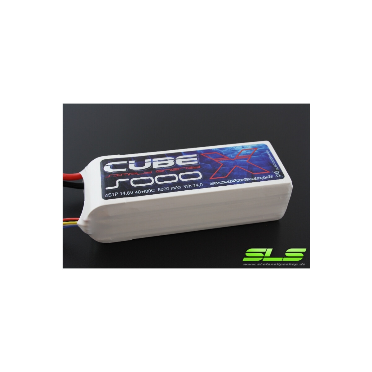 SLS X-CUBE 5000mAh 4S1P 14,8V 40C/80C