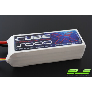 SLS X-CUBE 5000mAh 4S1P 14,8V 40C/80C