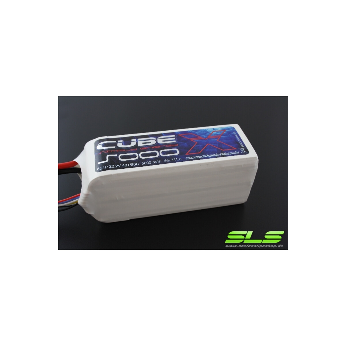 SLS X-CUBE 5000mAh 6S1P 22,2V 40C/80C