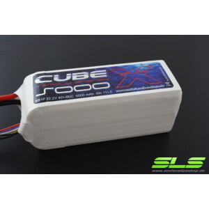 SLS X-CUBE 5000mAh 6S1P 22,2V 40C/80C