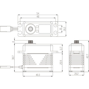 Servo SB-2284SG Digital (20kg/cm) 7.4Volt