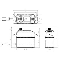 Servo SB-2271SG Digital (20kg/cm) 7.4Volt