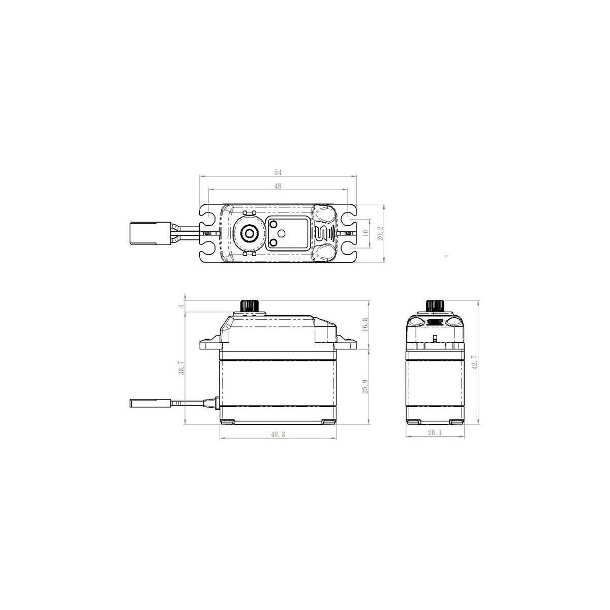 Servo SB-2272MG Digital (7kg/cm) 7.4Volt