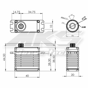 3x HBL850 und 1x HBL880 - HV Digital Servo brushless combo