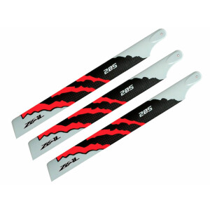 ZEAL ENERGY 3-Blade Carbon Fiber Main Blades 285mm (Neon...