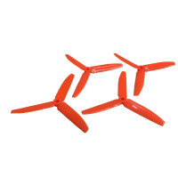 LX1819 - 5030-3 Lynx Racer Triple Blade Propeller CCW + CW Set - Orange