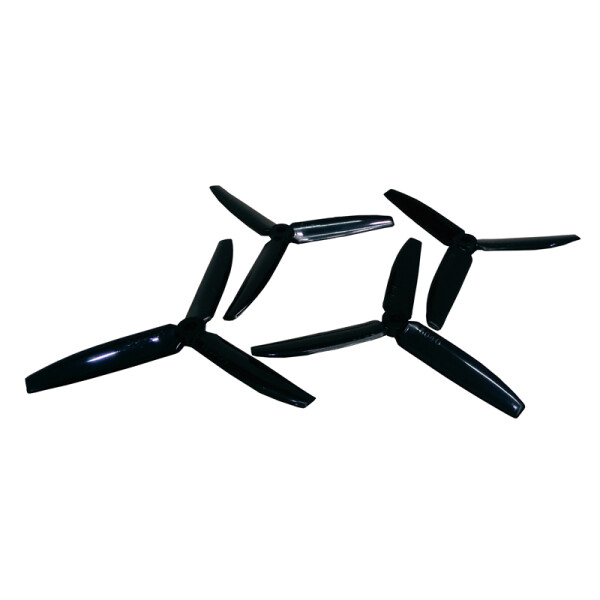 LX1821 - 5030-3 Lynx Racer Triple Blade Propeller CCW + CW Set - Black