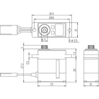 Servo SV-1232MG Digital (5kg/cm) 7.4Volt