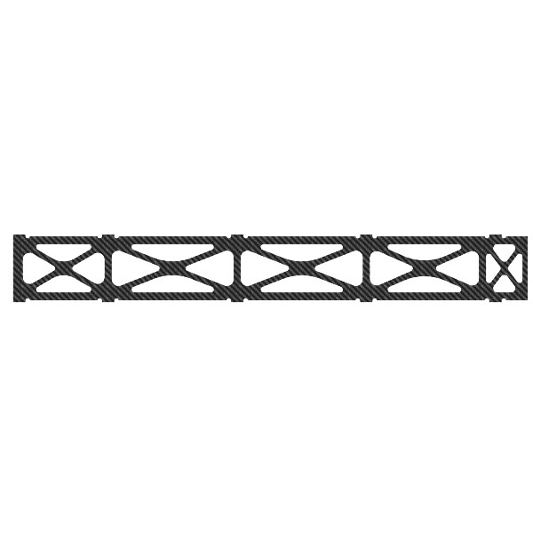 Untere CFK Chassis Rahmen, LOGO XXtreme